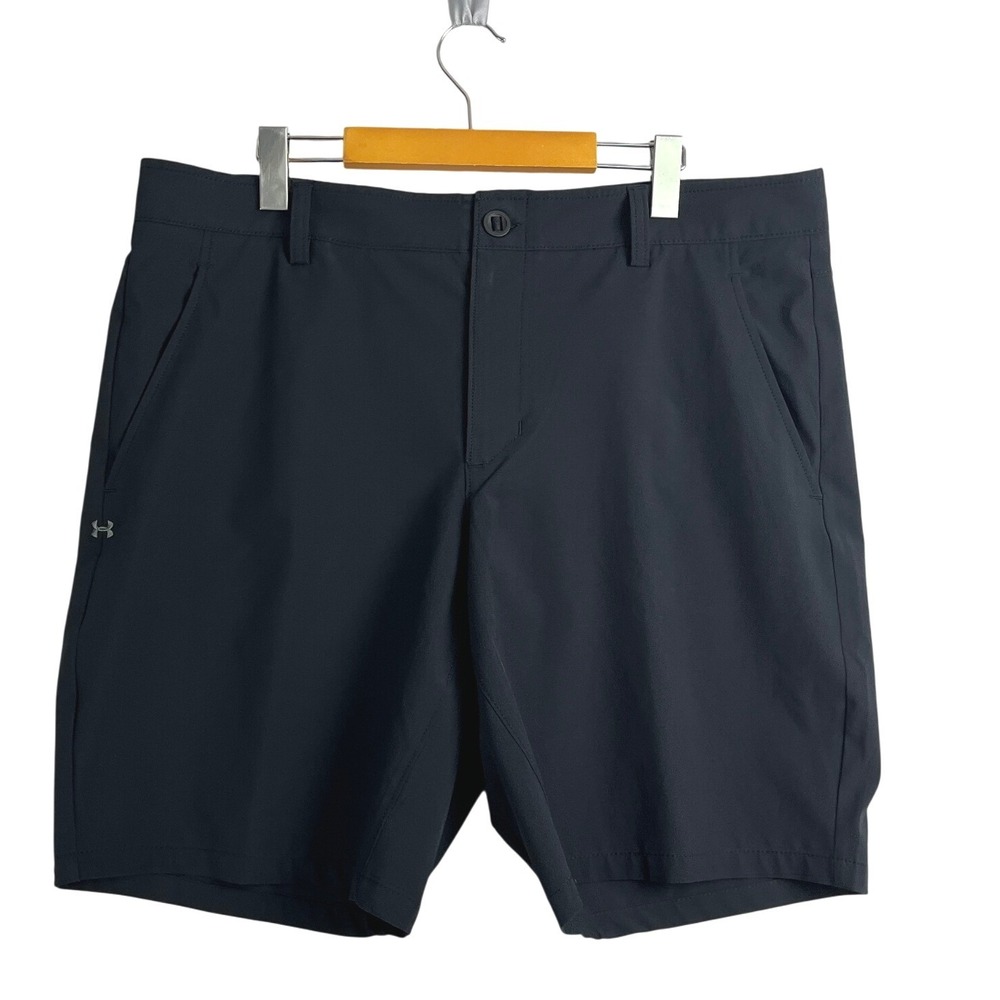Under Armour Mens HeatGear Performance Golf Shorts Black 1327527-001 Size 38